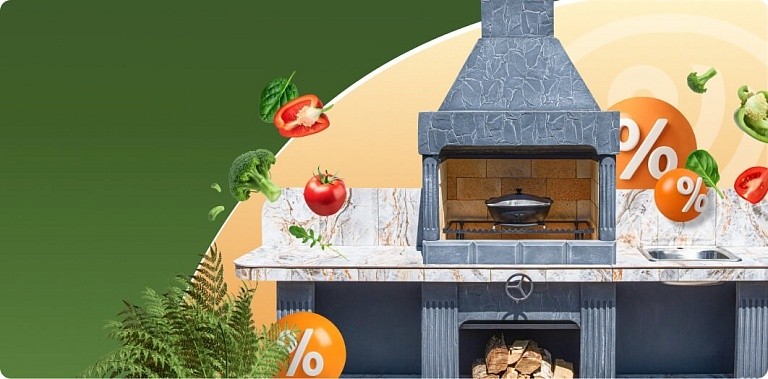 Продлите вкусное лето с печью барбекю!